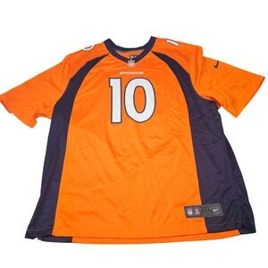 Nike Orange and Navy Men's Jersey